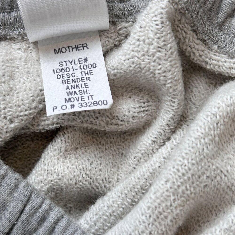 NWT MOTHER DENIM Women's Sz XS Move It Bender Ankle Jogger Gray 100% Cotton $158 - Picture 11 of 14
